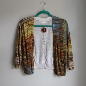 [Anthropologie] Multicolored Cardigan